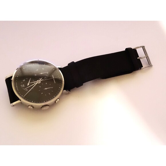 Mens  38mm Georg Jensen 317 St. Steel Quartz Chronograph Watch by Henning Koppel - Picture 6 of 15